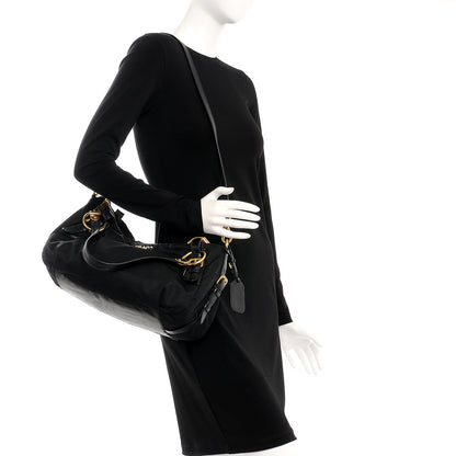 Prada Tessuto Nylon Shoulder Bag Nero Black 2 of 10