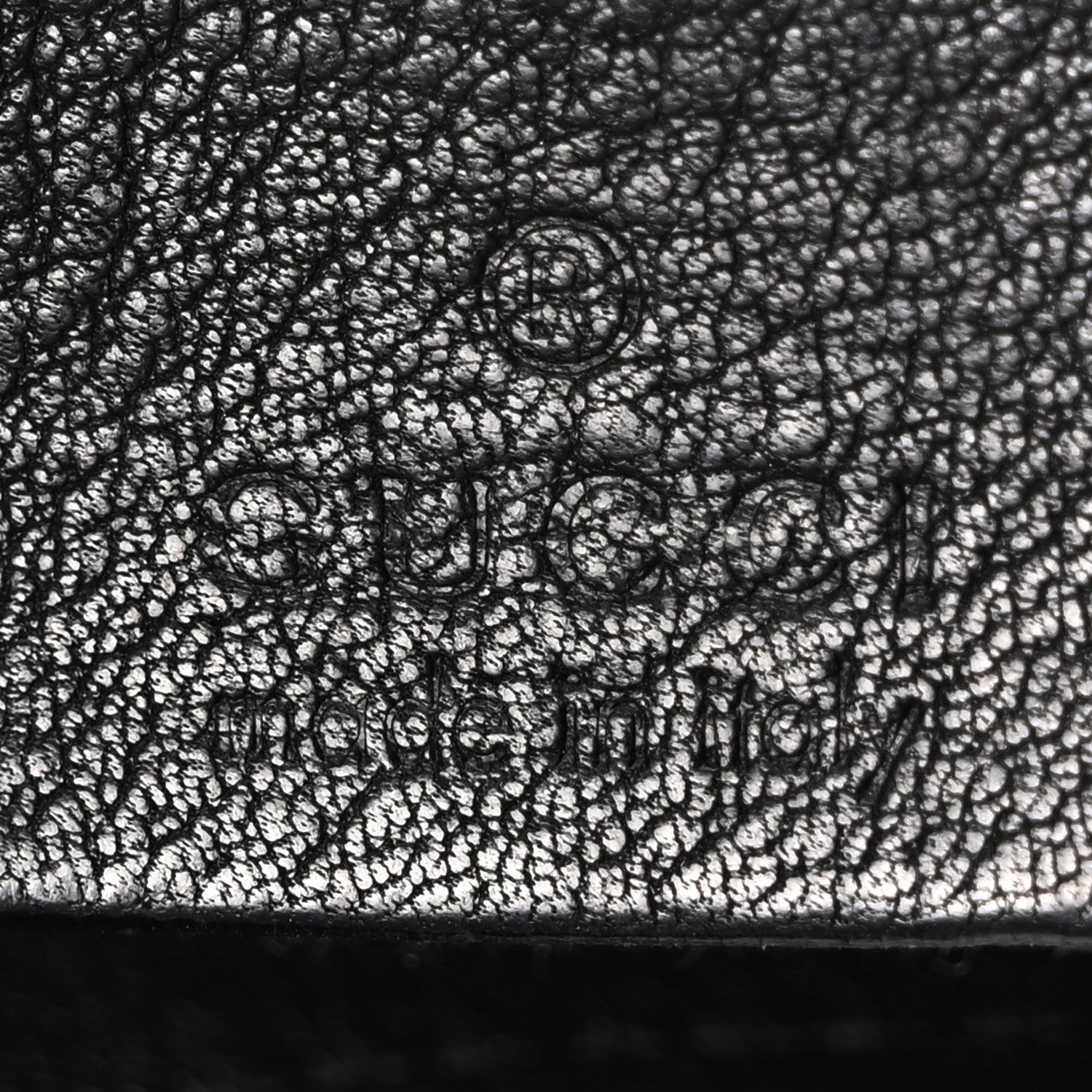 Gucci Pebbled Calfskin Medium Marrakech Hobo Black 6 of 10