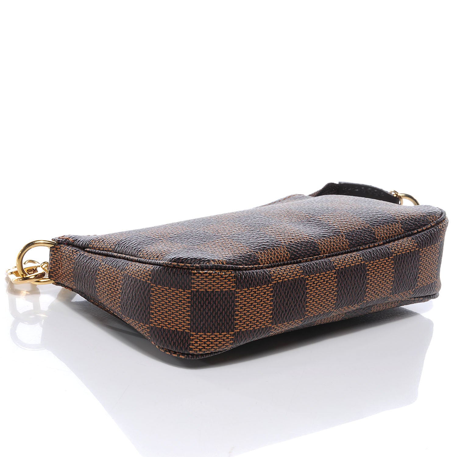 Louis Vuitton Damier Ebene Mini Pochette Accessories Bag 4 of 8