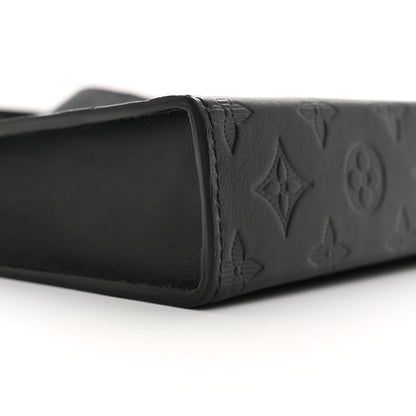 Louis Vuitton Calfskin Monogram Shadow Gaston Wearable Wallet 9 of 12