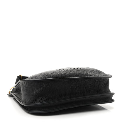 Hermes Taurillon Clemence Evelyne III PM Black 4 of 9