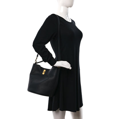 Celine Supple Grained Calfskin Bucket 16 Bag Black 2 of 8