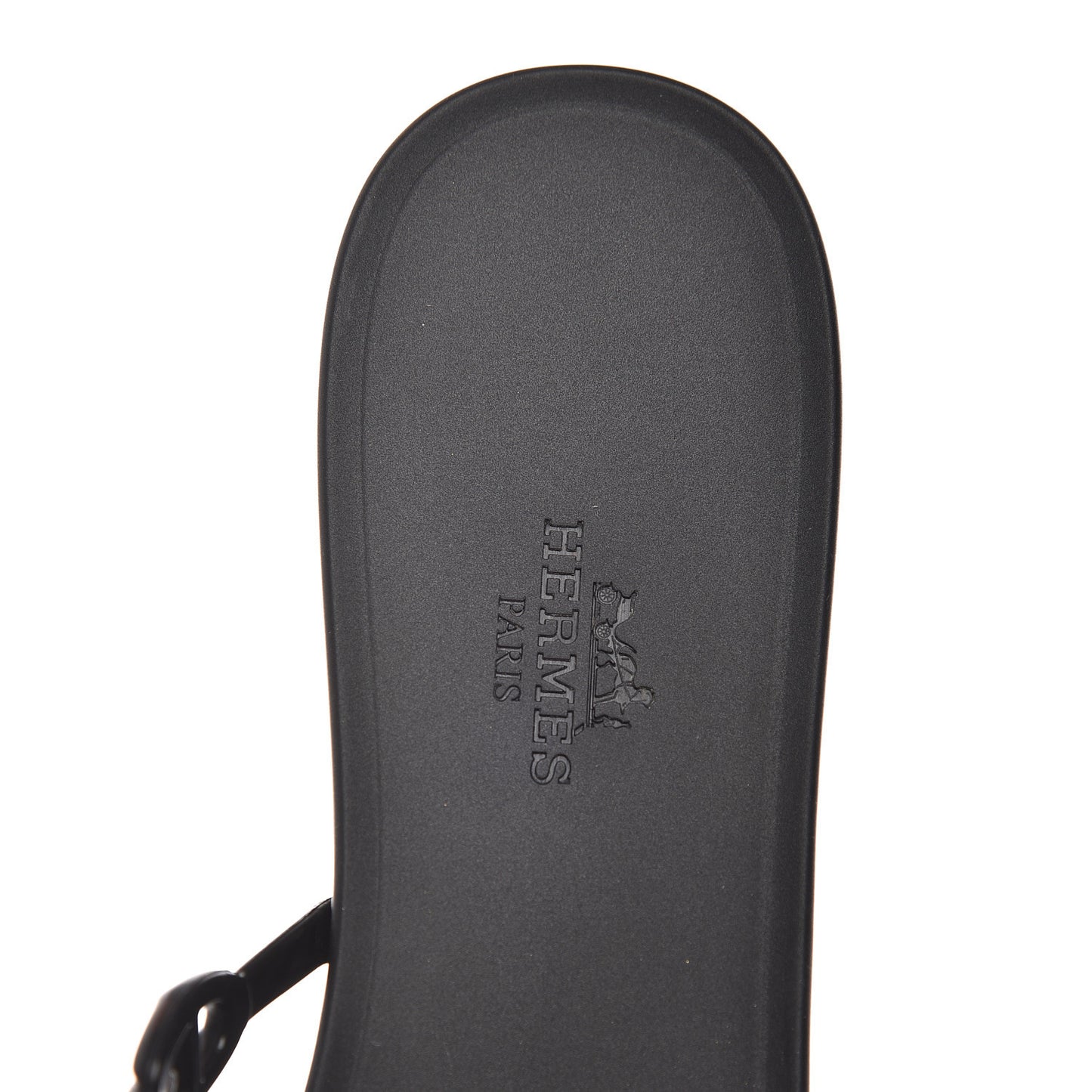 Rubber Chaine d'Ancre Rivage Sandals 40 Black
