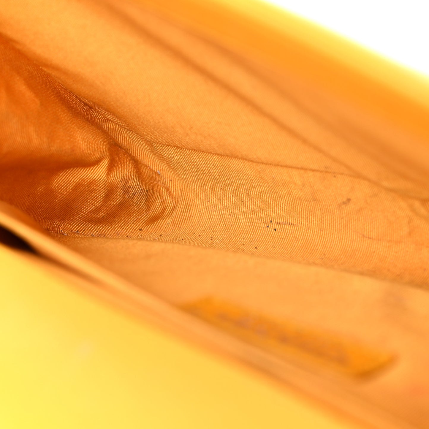 Lambskin Quilted Medium Boy Flap Yellow
