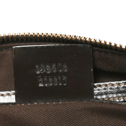 Gucci Monogram Guccissima Hearts Studded Medium Joy Boston Dark Brown 7 of 10