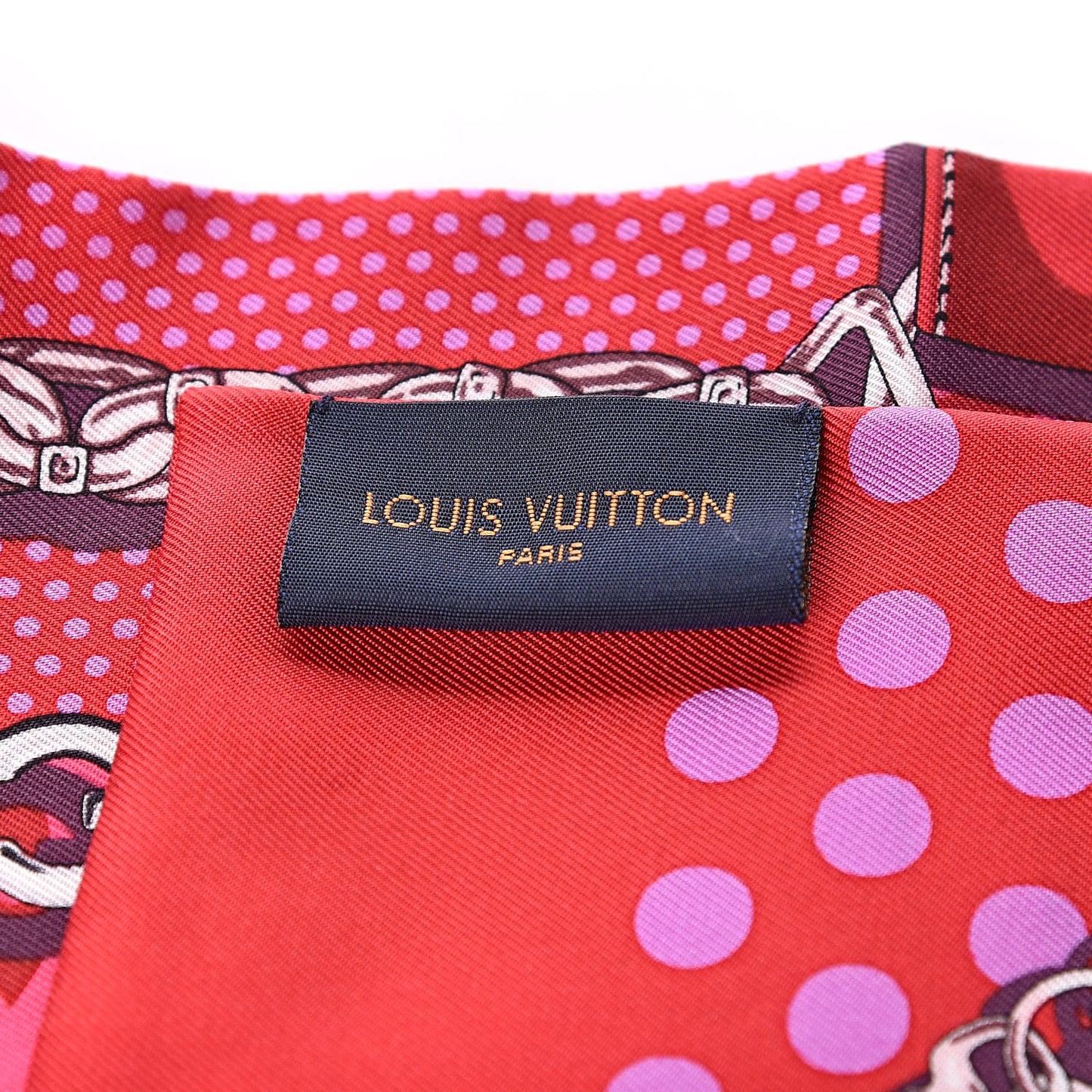 Silk Monogram Pop Confidential Bandeau Fuchsia