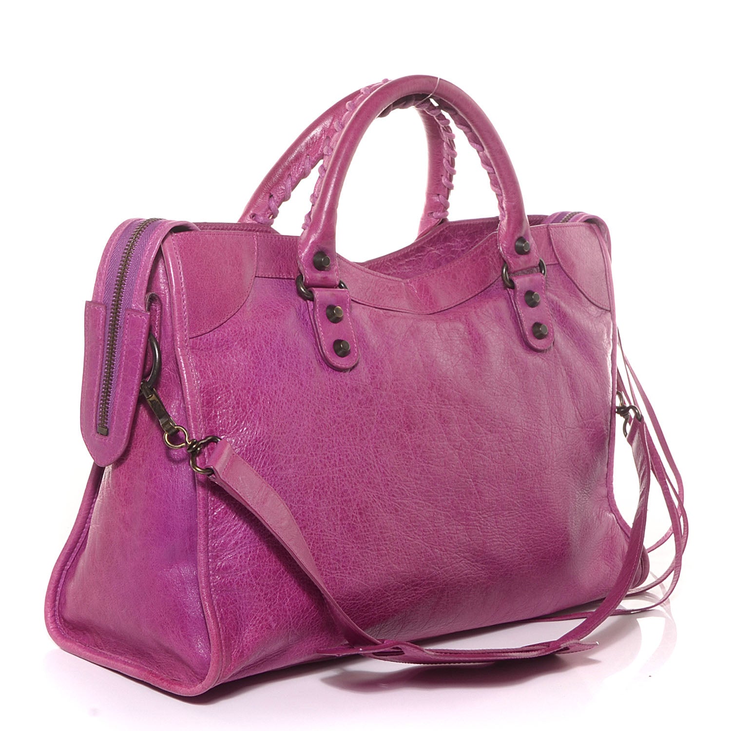 Balenciaga Chevre Classic Hardware City Magenta 4 of 14