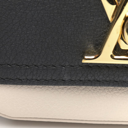 Louis Vuitton Grained Calfskin Lockme Tender Black 13 of 13