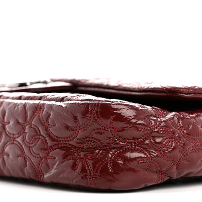 Chanel Vinyl Rock In Moscow Single Flap Dark Red 10 of 11