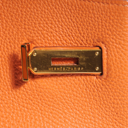 Hermes Togo Birkin 35 Orange 8 of 9