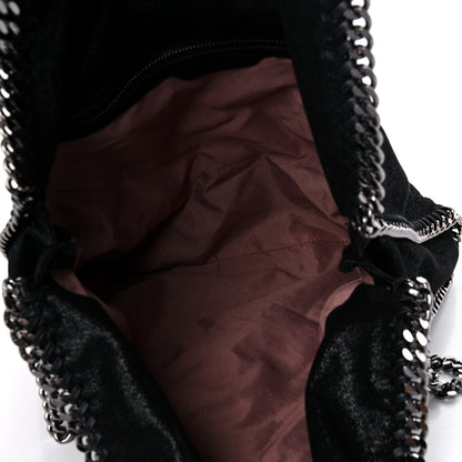Stella McCartney Shaggy Deer Falabella Fold Over Tote Black 5 of 9