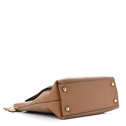 Louis Vuitton Veau Soie Calfskin Parnassea Bagatelle Hobo Hazelnut 4 of 14