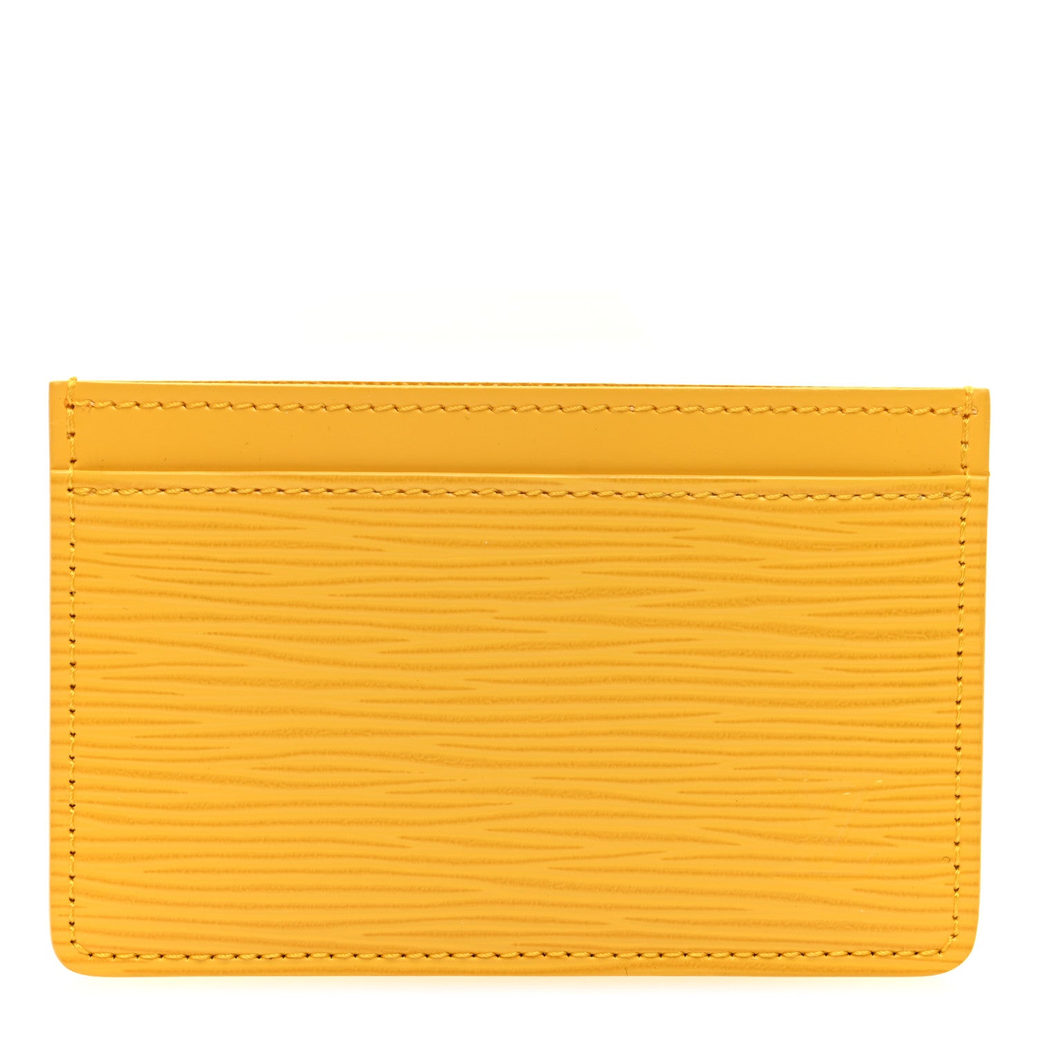 Louis Vuitton Epi Card Holder Jonquille 1 of 7