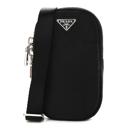 Prada Tessuto Nylon Pocket Mini Bag Black 1 of 9