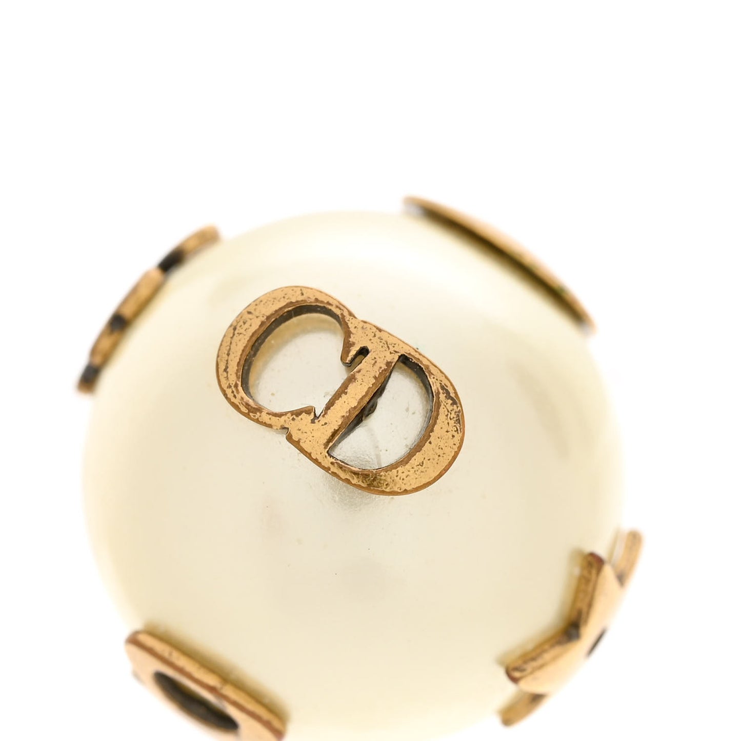 Mise En Dior Tribal Crystal Charm Earrings