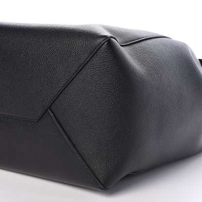 Celine Soft Grained Calfskin Medium Belt Cabas Phantom Black 6 of 12