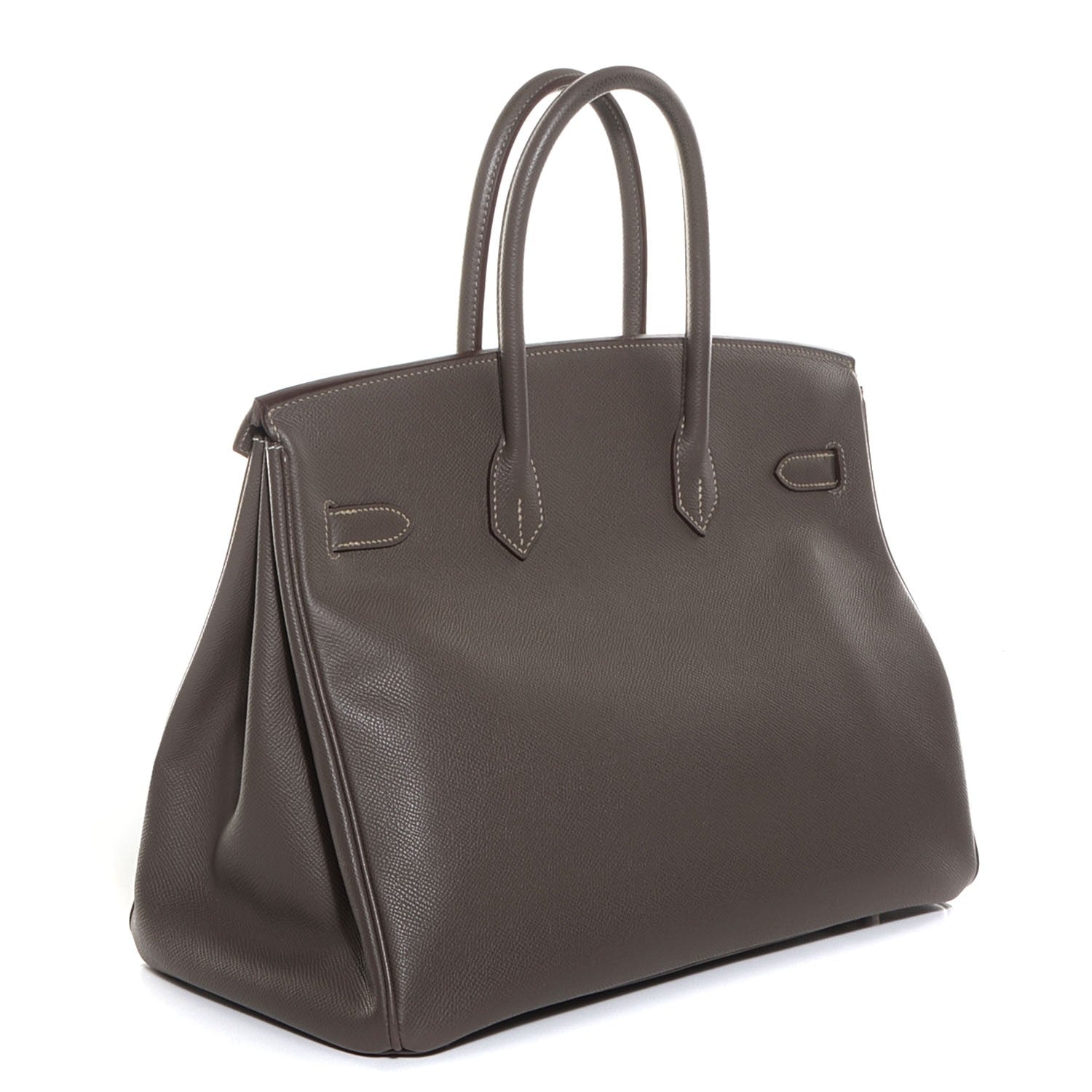 Hermes Epsom Candy Birkin 35 Etain Bleu Thalassa 11 of 23