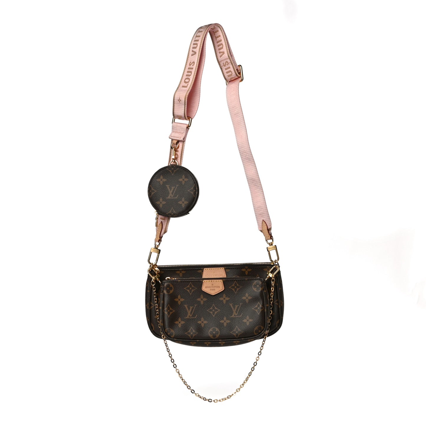 Monogram Multi Pochette Accessories Rose Clair