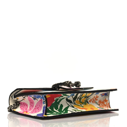 Gucci X KEN SCOTT New Shangai Calfskin Jardin D'Avril Floral Print Super Mini Dionysus Shoulder Bag Ivory Pink 4 of 6