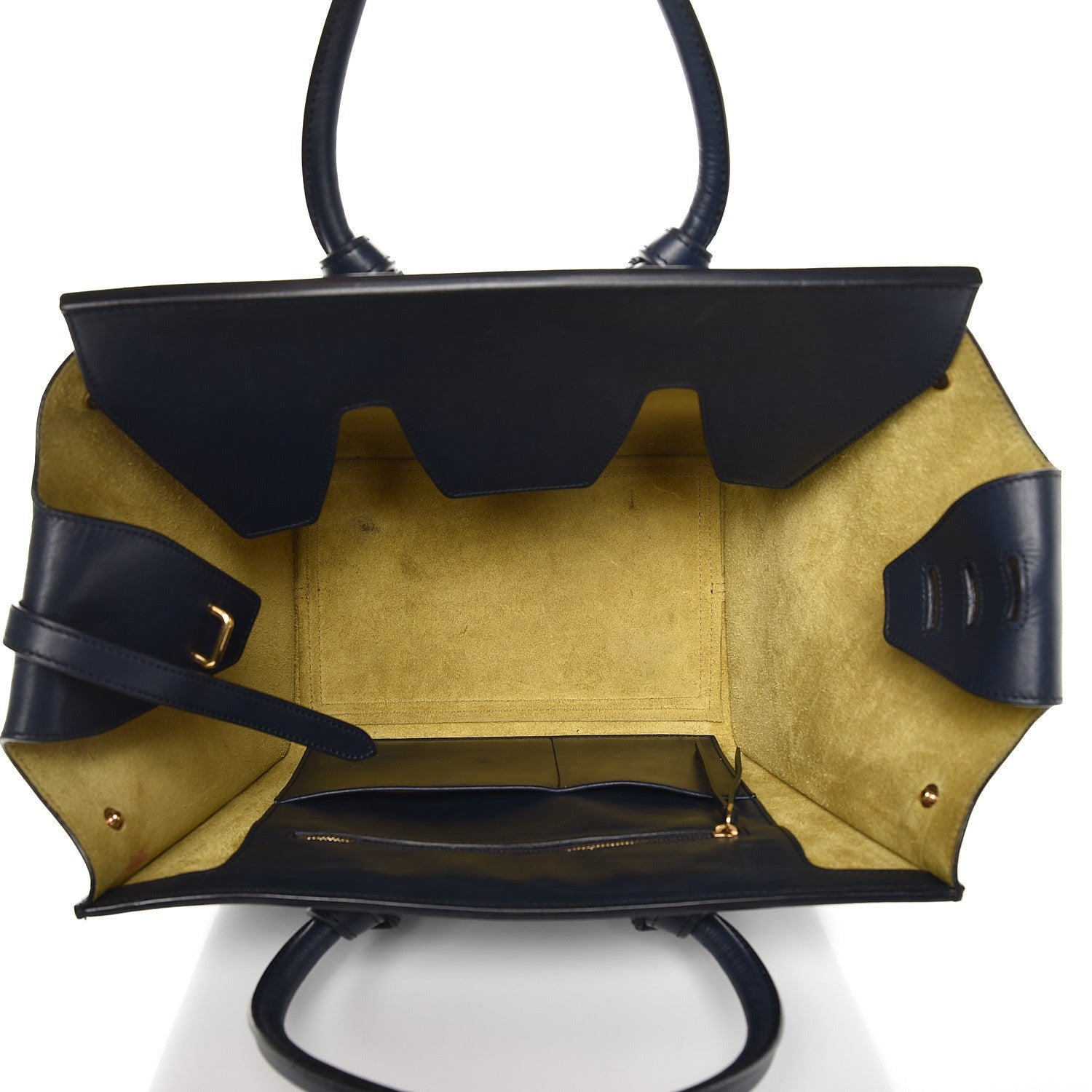 Celine Palmelato Calfskin Mini Tie Knot Tote Navy Blue 5 of 16