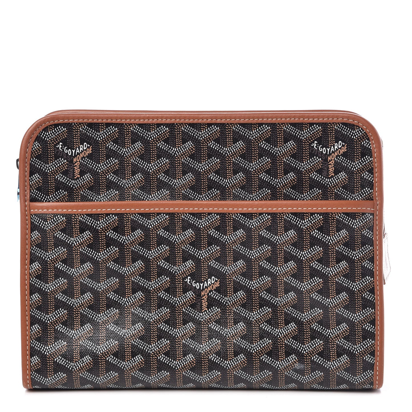 Goyardine Jouvence MM Toiletry Pouch Black Gold
