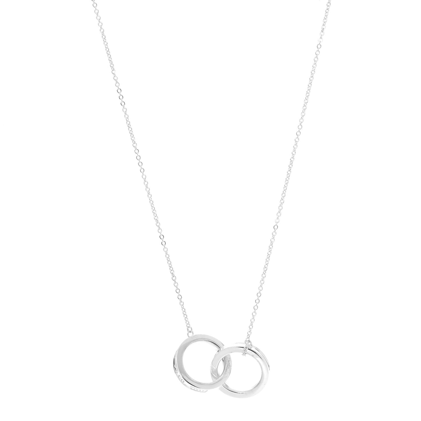 Sterling Silver 1837 Interlocking Circles Pendant Necklace