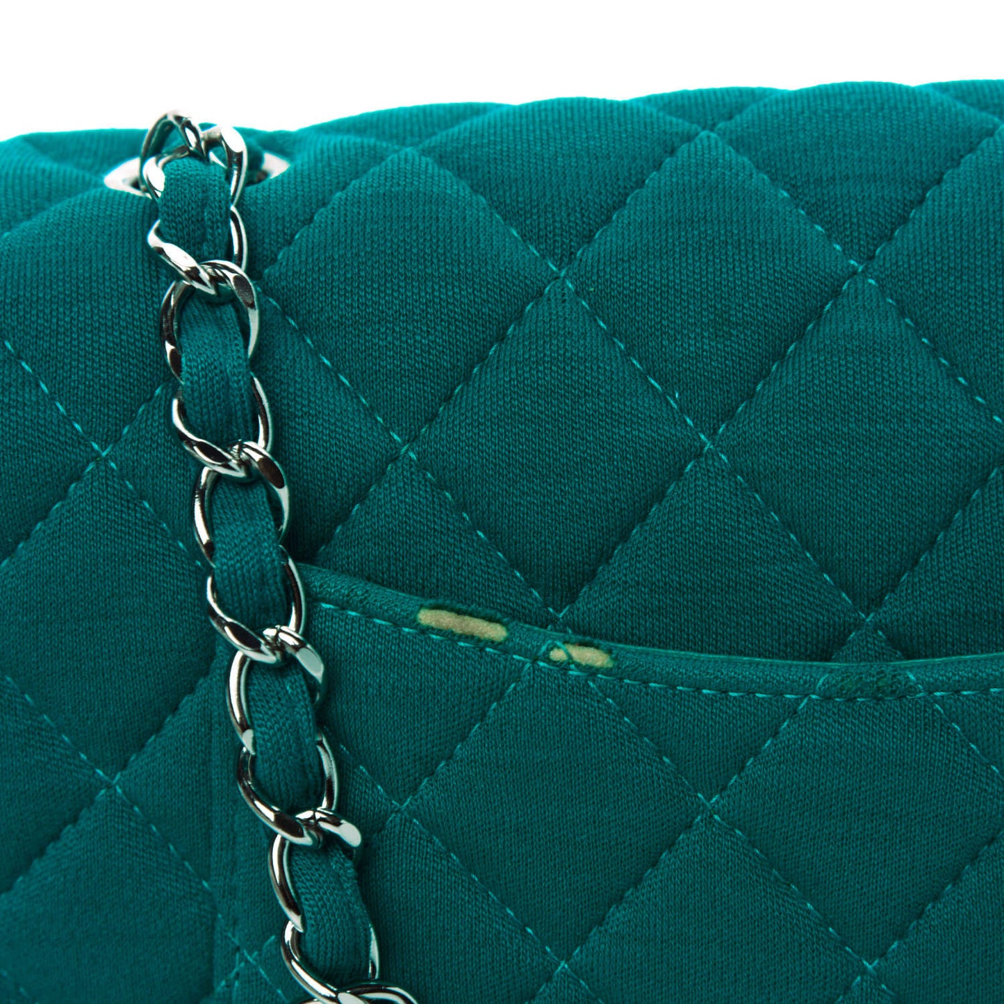 Jersey Quilted Mini Rectangular Flap Green