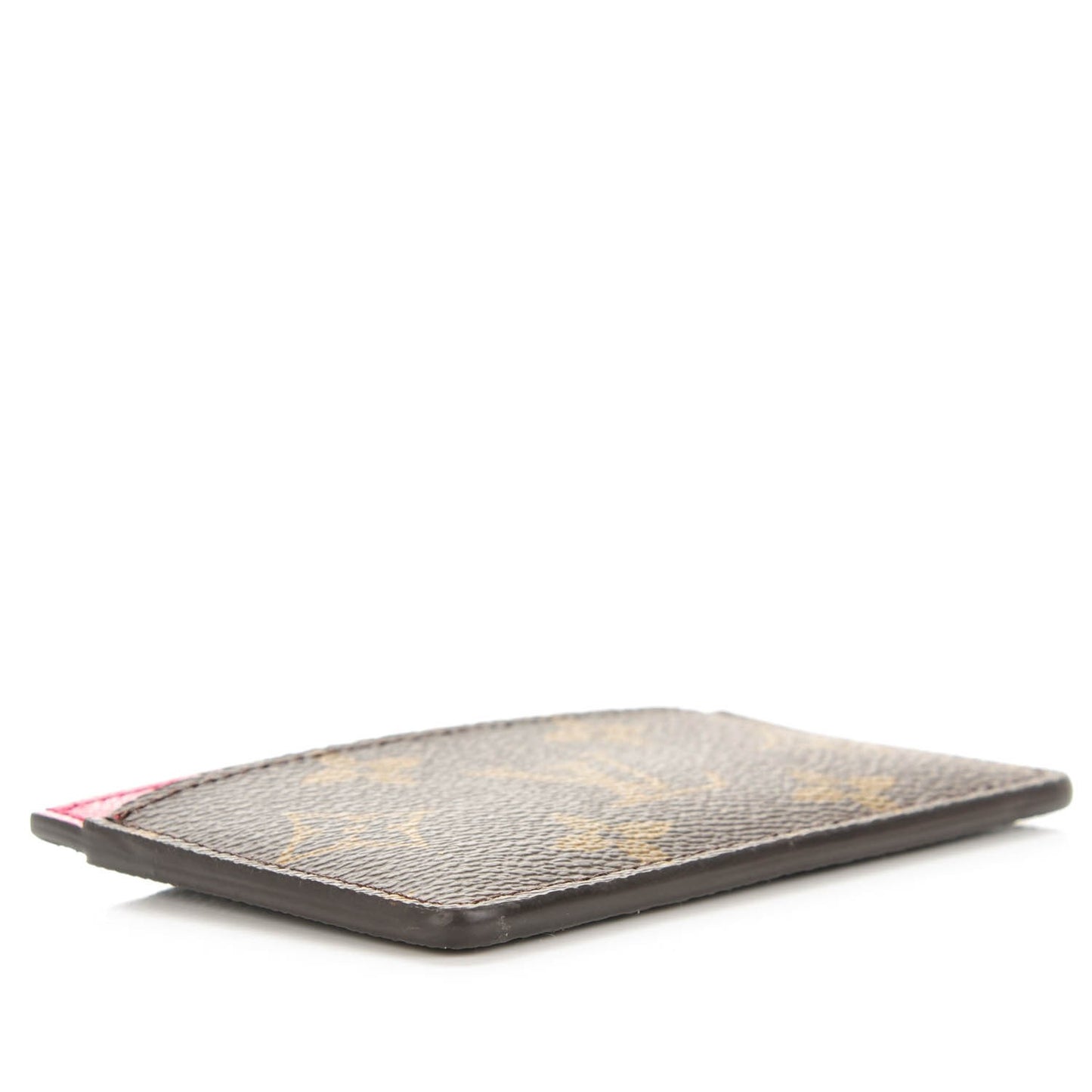 Monogram Card Holder Fuchsia