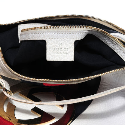 Gucci Leather Web Blondie Hobo White 6 of 8