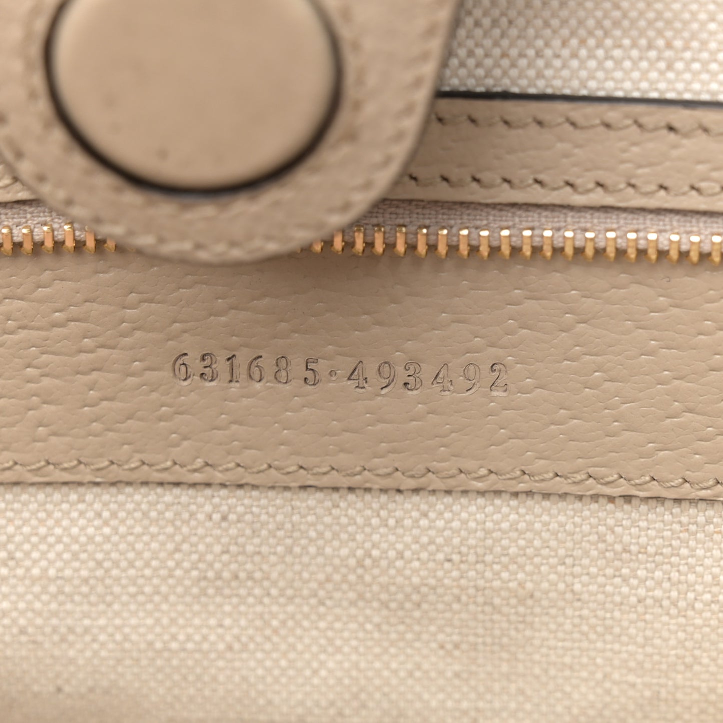 GG Supreme Monogram Textured Dollar Calfskin Web Large Ophidia Shopping Tote Beige Mystic White Oatmeal