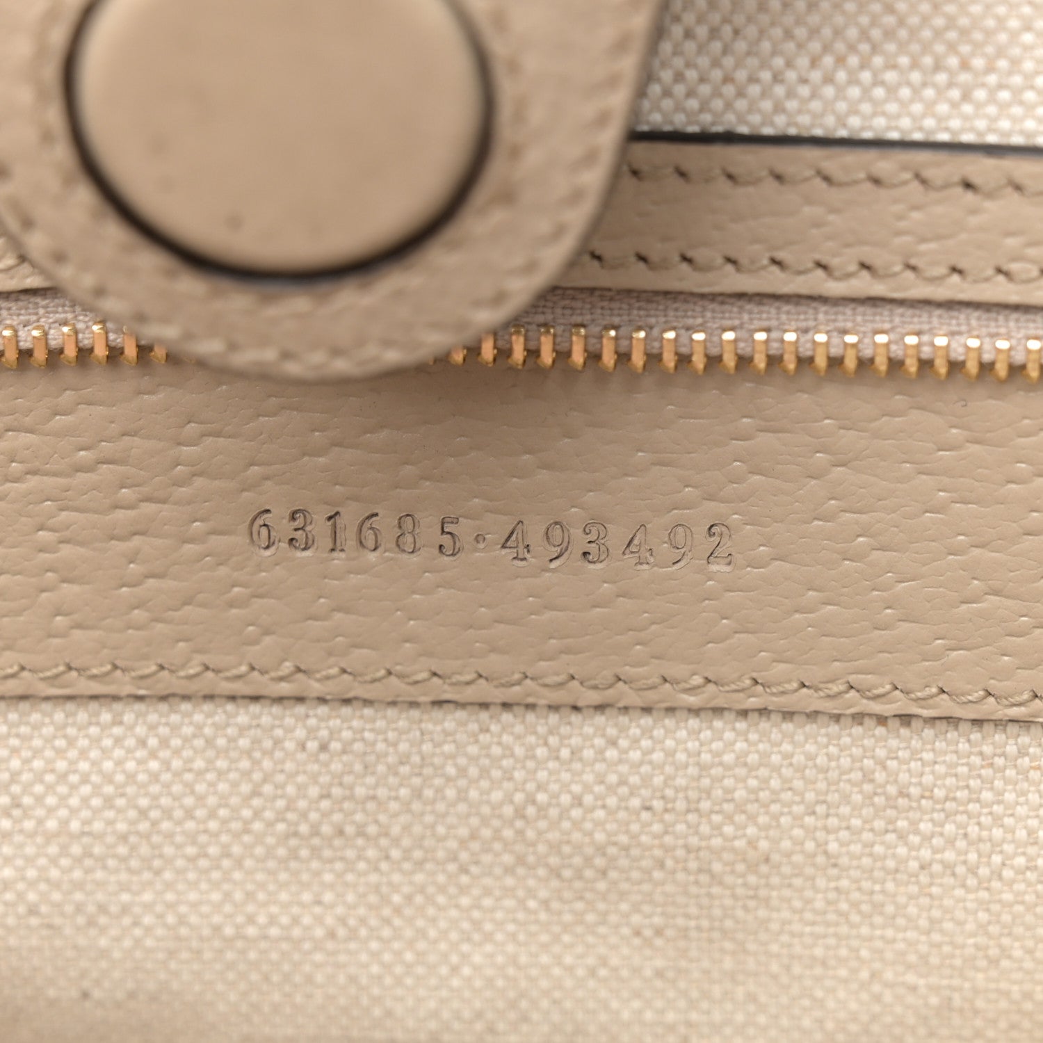 Gucci GG Supreme Monogram Textured Dollar Calfskin Web Large Ophidia Shopping Tote Beige Mystic White Oatmeal 7 of 13