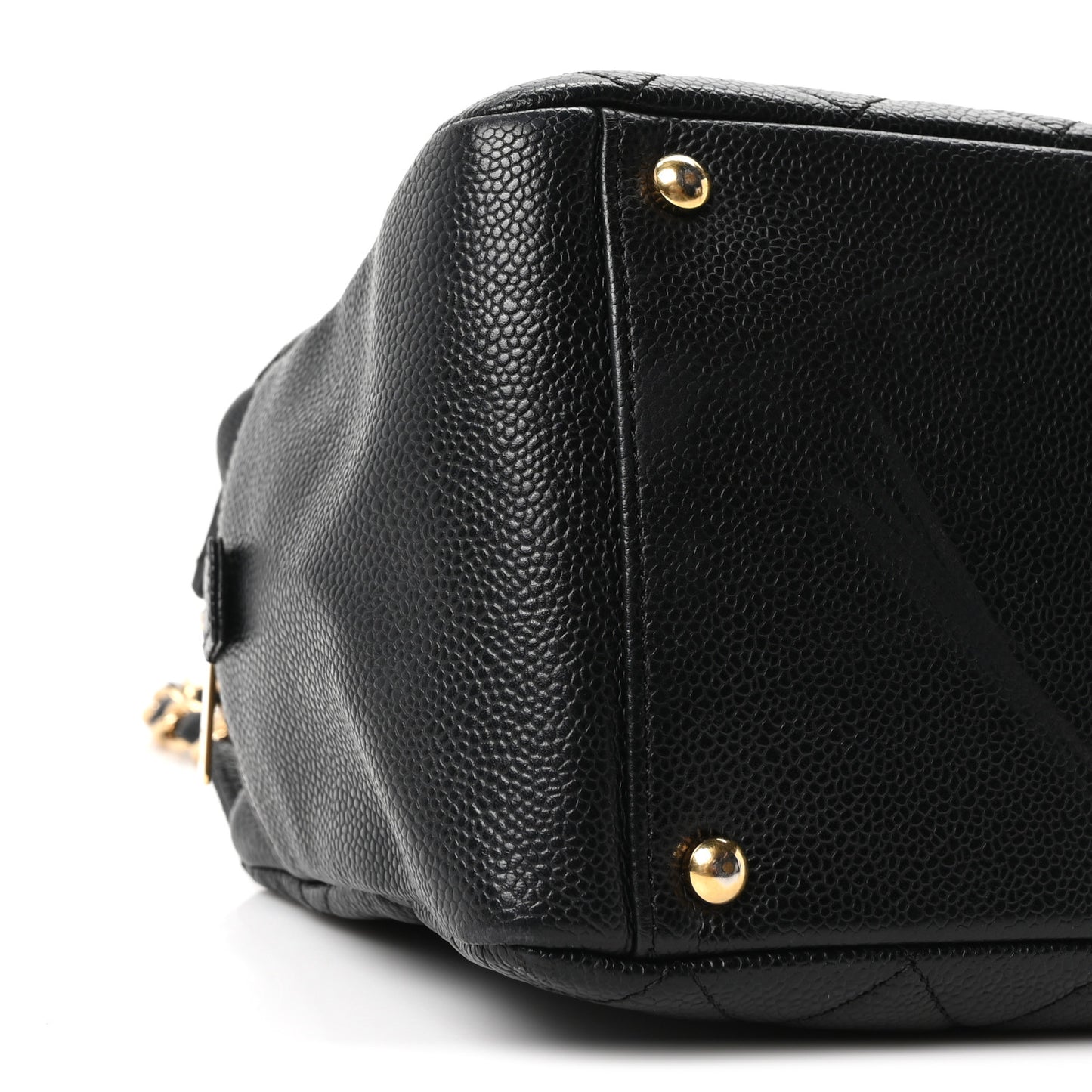 Caviar Quilted Petit Timeless Tote PTT Black