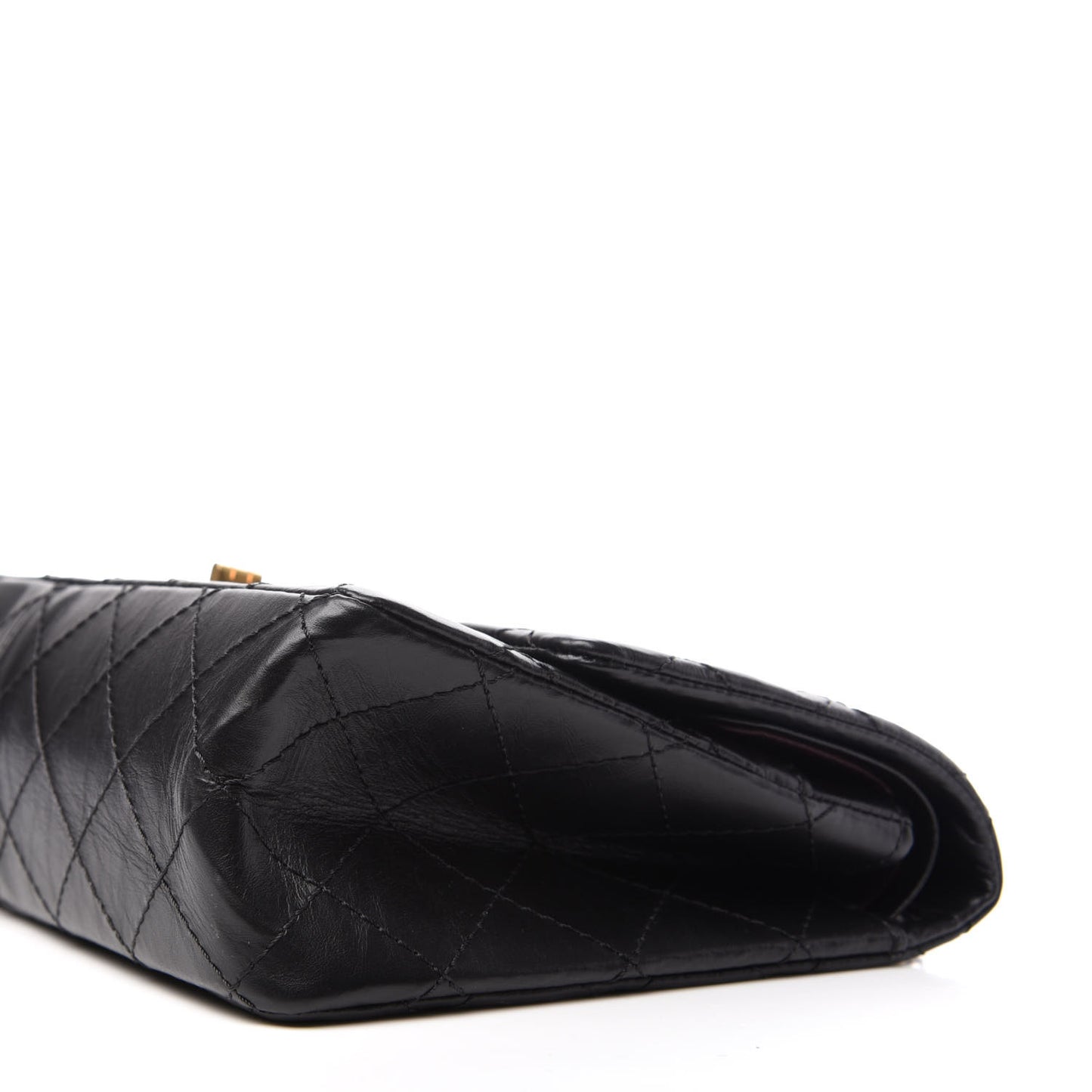 Aged Calfskin Quilted 2.55 Reissue 226 Flap Black