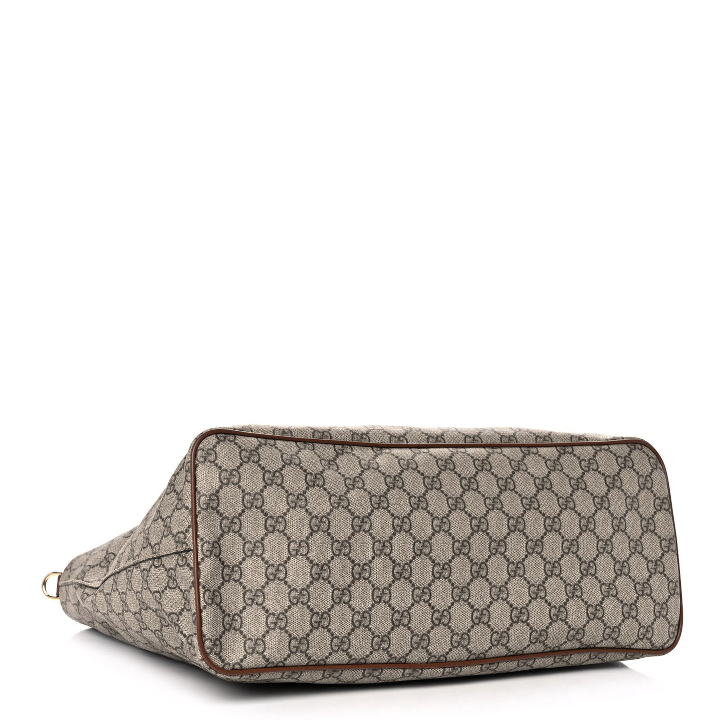 Soft GG Supreme Monogram Medium Crossbody Tote Beige Cuir
