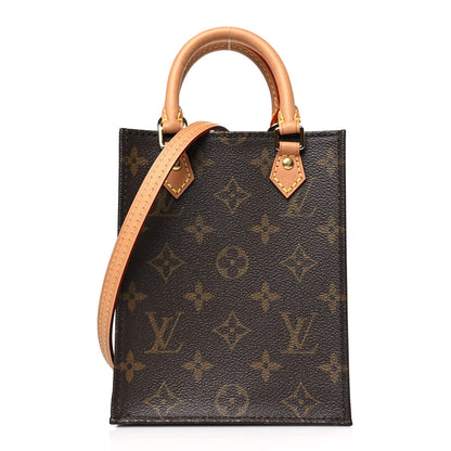 Louis Vuitton Monogram Petit Sac Plat 1 of 9
