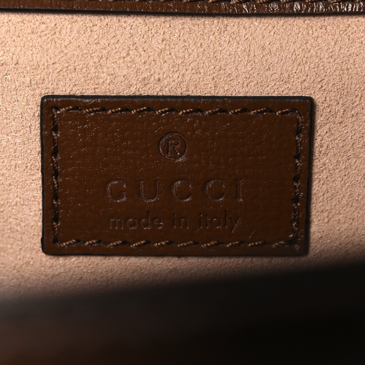 Gucci GG Supreme Monogram Small Horsebit 1955 Chain Shoulder Bag Beige Ebony Brown Sugar 6 of 10