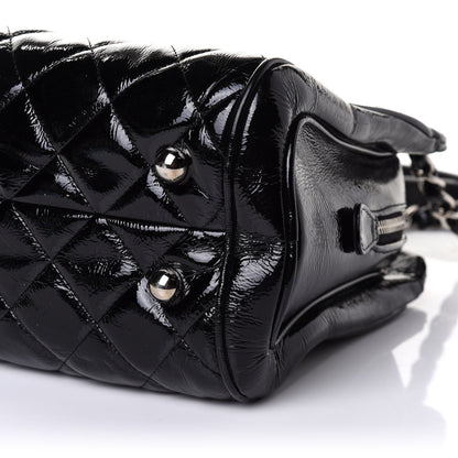 Chanel Patent Quilted Tote Black 8 of 8