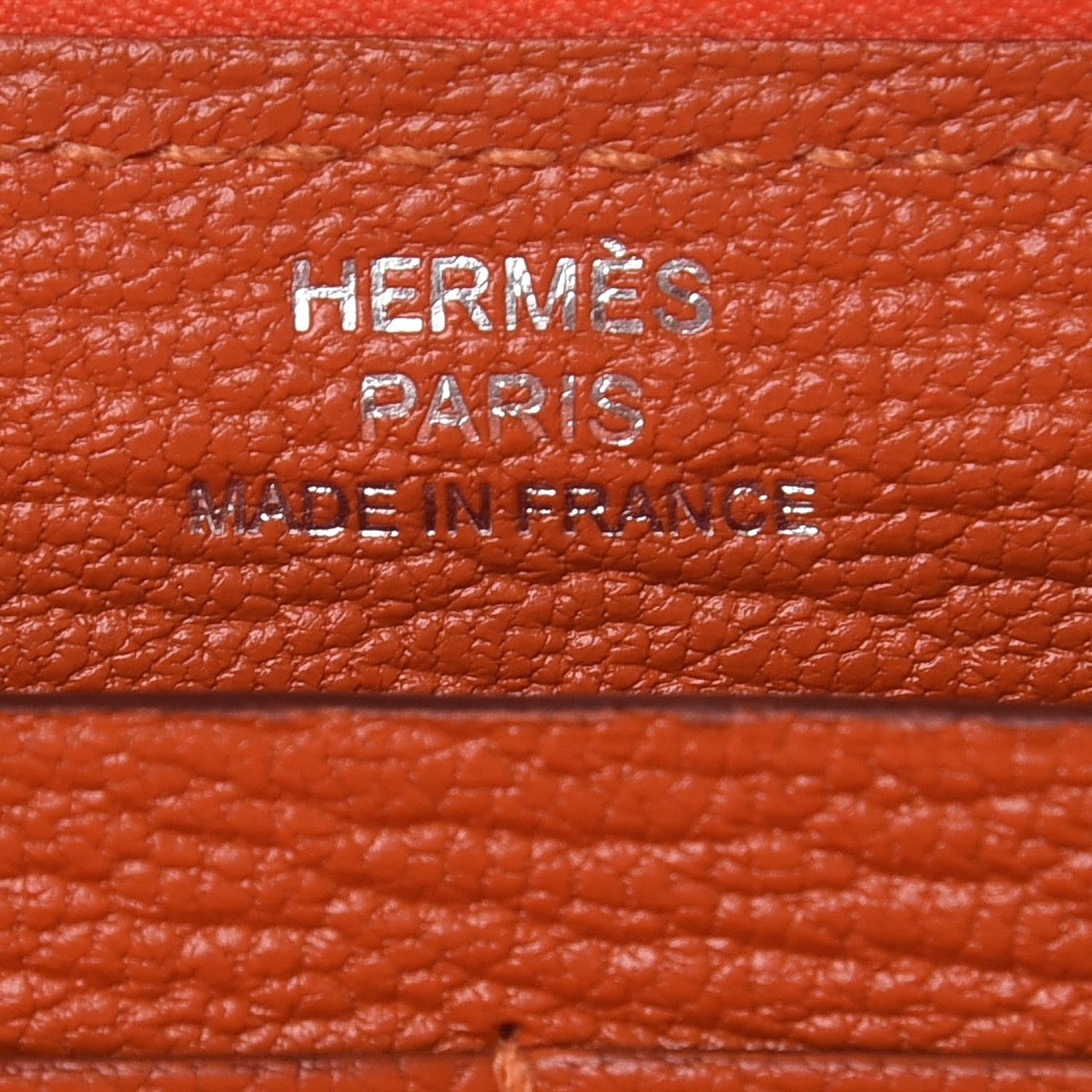 Hermes Chevre Mysore Azap Wallet Feu 6 of 8
