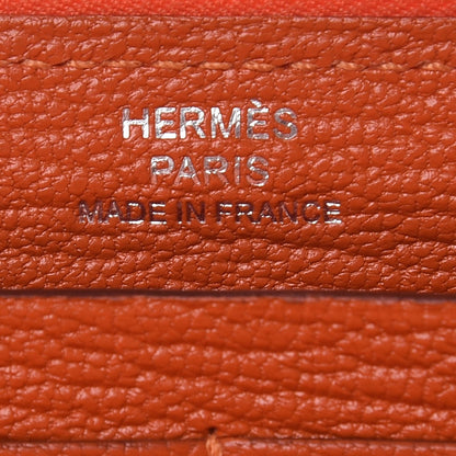 Hermes Chevre Mysore Azap Wallet Feu 6 of 8
