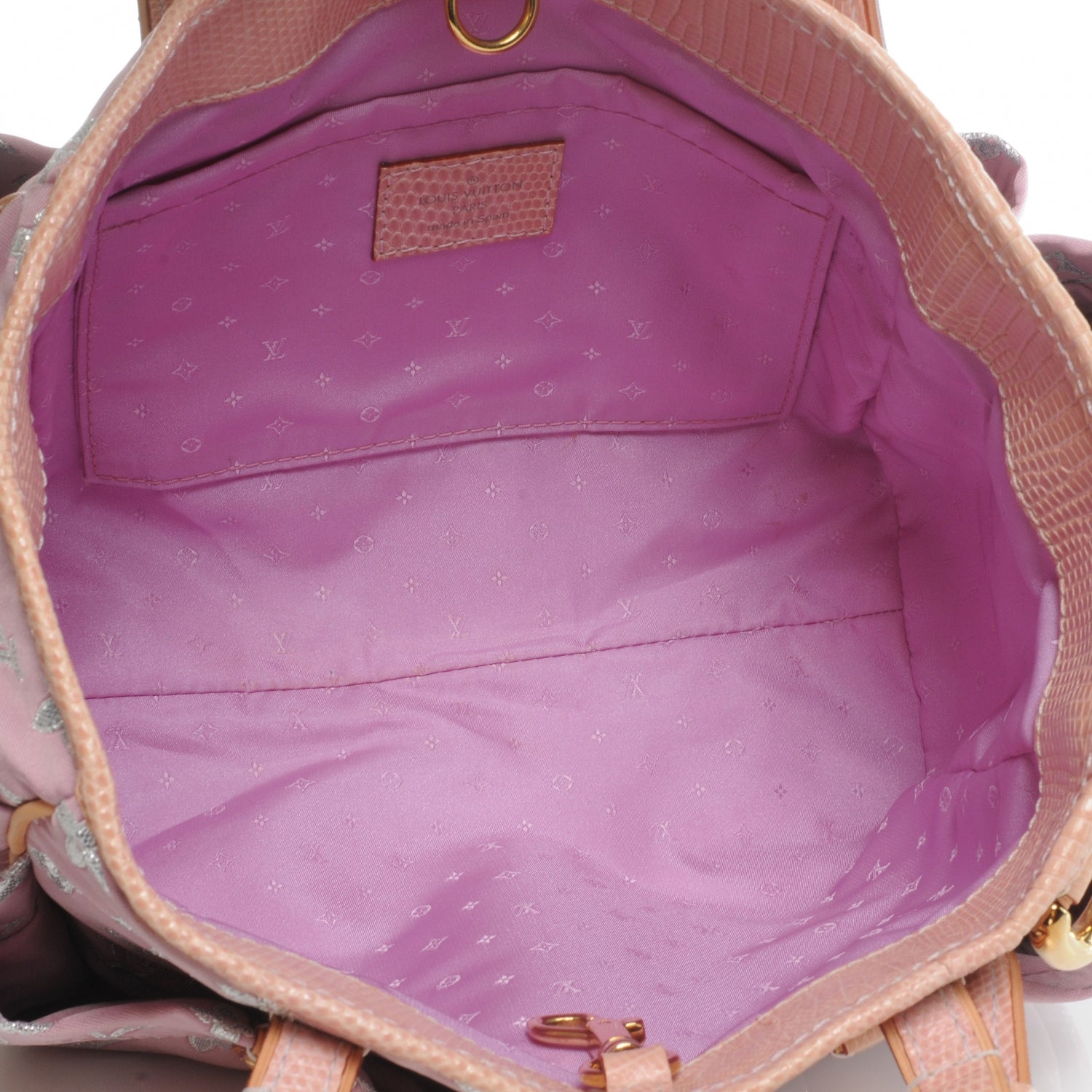 Louis Vuitton Monogram Glitter Pink Cabas 5 of 7