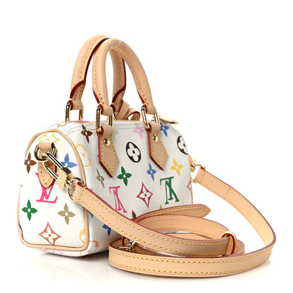 Louis Vuitton LV X TM Monogram Multicolor Nano Speedy White White 3 of 11