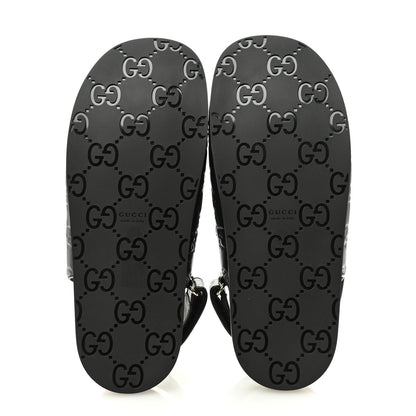 Gucci Guccissima GG Embossed Womens Sandals 39 Black 6 of 10