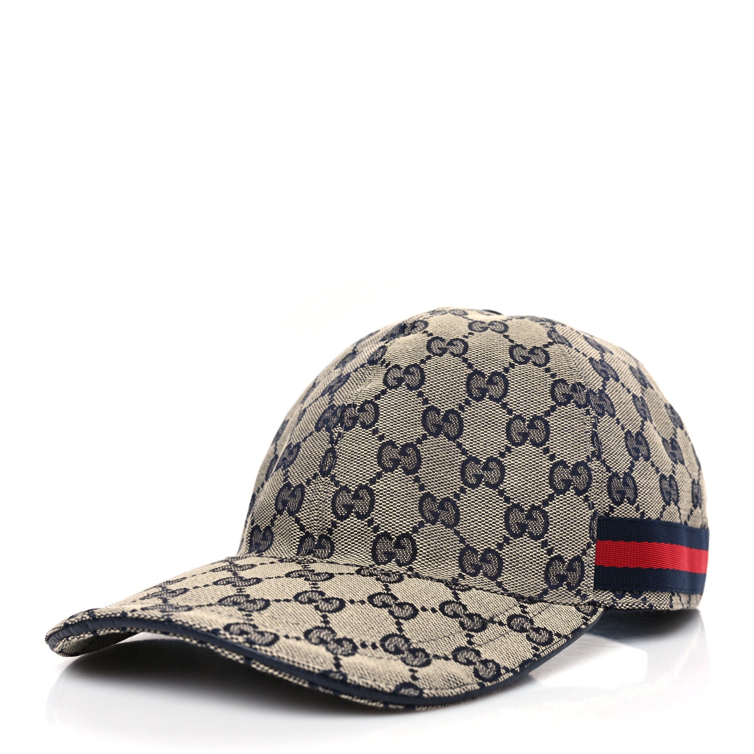 Gucci Monogram Web Baseball Hat L Beige Blue 1 of 7