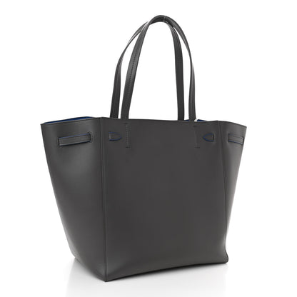 Celine Smooth Calfskin Small Tassel Cabas Phantom Gray Blue 3 of 9