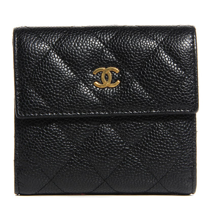 Chanel Caviar Quilted Compact Flap Wallet 1 of 8