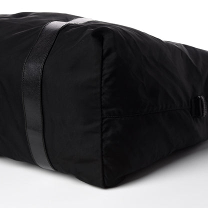 Prada Tessuto Nylon Saffiano Duffel Bag Black 6 of 9