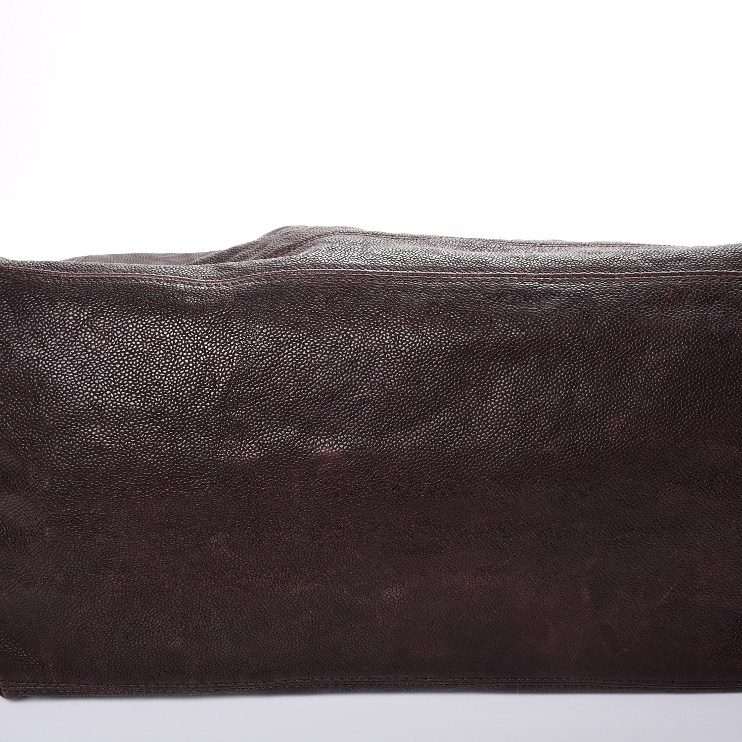 Chanel Distressed Caviar XL Coco Cabas Brown 9 of 10