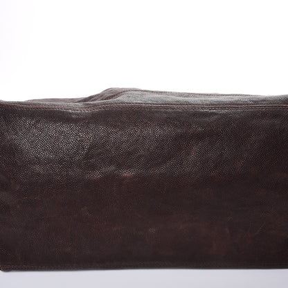 Chanel Distressed Caviar XL Coco Cabas Brown 9 of 10