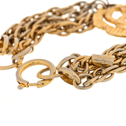 Chanel Multistrand Chain CC Bracelet Gold 4 of 4