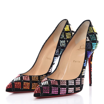 Christian Louboutin Crystal Arletta 100 Pumps 40 Black Multicolor 3 of 8
